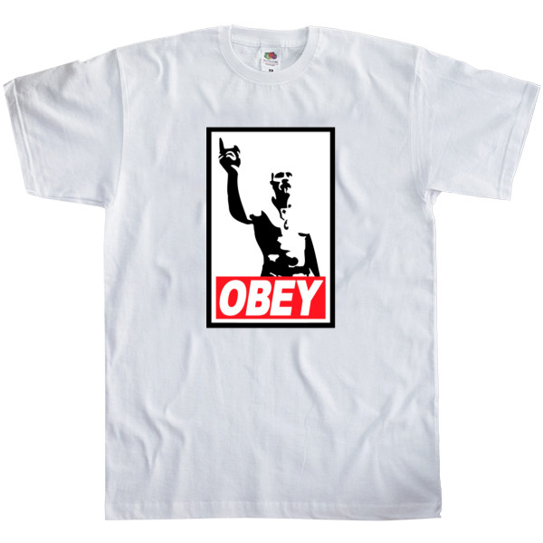 Men's T-Shirt Fruit of the loom - OBEY Technoviking - Mfest