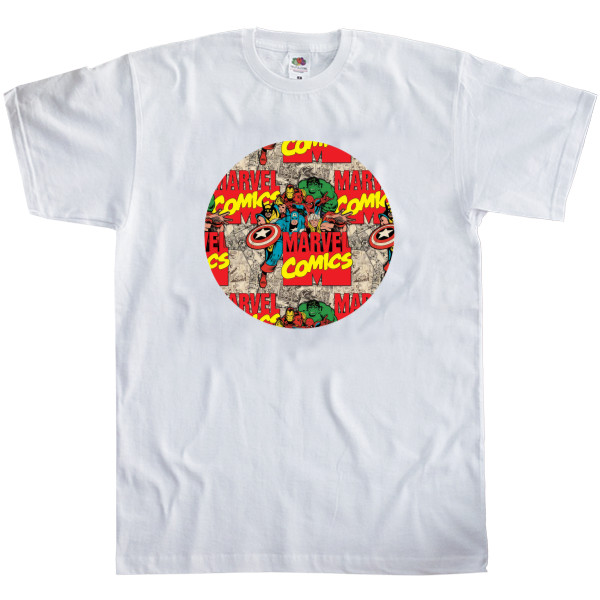 Men's T-Shirt Fruit of the loom - Marvel comics 3 - Mfest