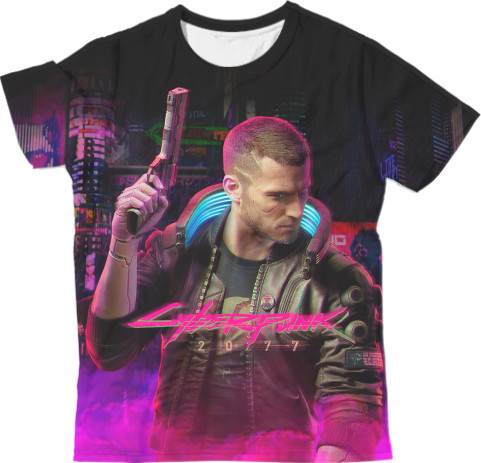 Man's T-shirt 3D - CYBERPUNK 2077 (12) - Mfest