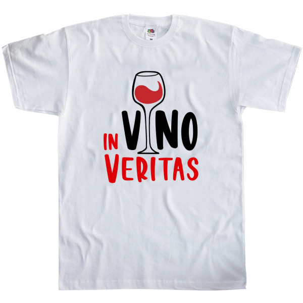 Men's T-Shirt Fruit of the loom - In Vino Veritas - Mfest