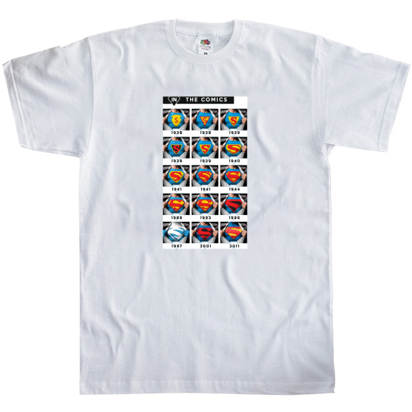 Men's T-Shirt Fruit of the loom - Evolution Superman - Mfest