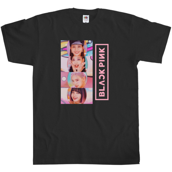 Men's T-Shirt Fruit of the loom - Blackpink 5 - Mfest