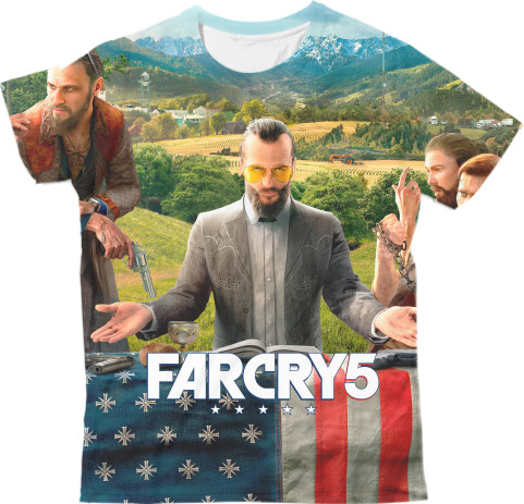 Футболка 3D Чоловіча - FarCry 5 (1) - Mfest