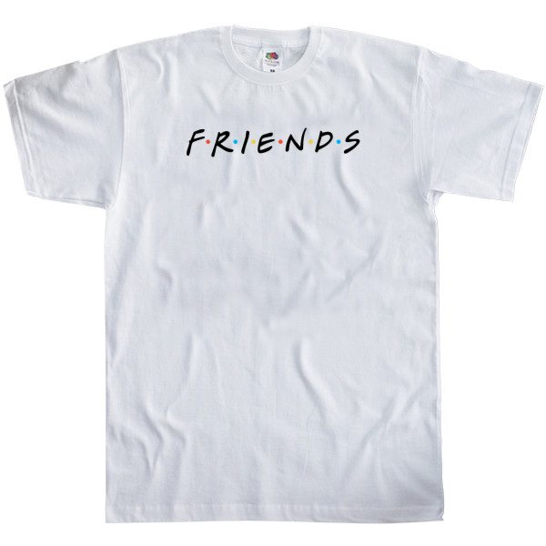 Men's T-Shirt Fruit of the loom - Friends logo - Mfest