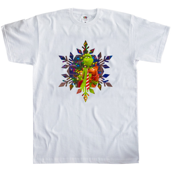 Men's T-Shirt Fruit of the loom - New Year Grinch 4 - Mfest