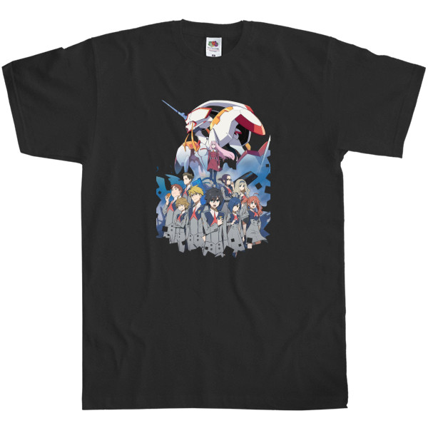 Men's T-Shirt Fruit of the loom - Милый во Франксе / Darling in the FranXX 5 - Mfest