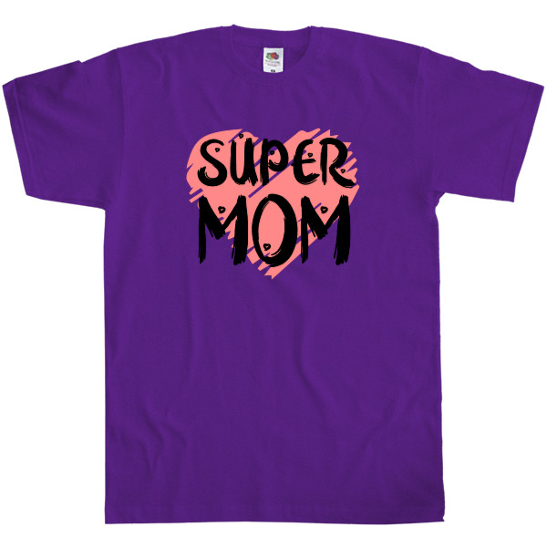 Men's T-Shirt Fruit of the loom - Super Mom - Mfest