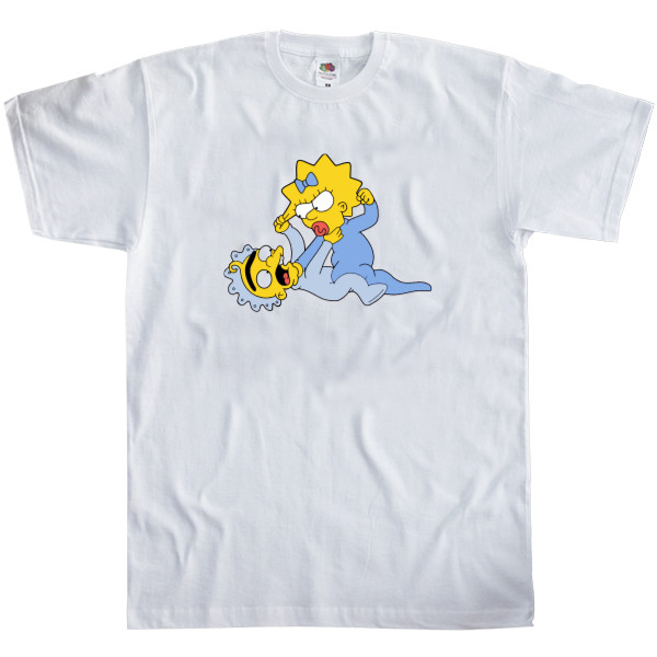 Men's T-Shirt Fruit of the loom - Maggie Simpson 2 - Mfest