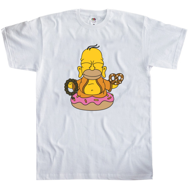 Men's T-Shirt Fruit of the loom - Simpson little art 3 - Mfest