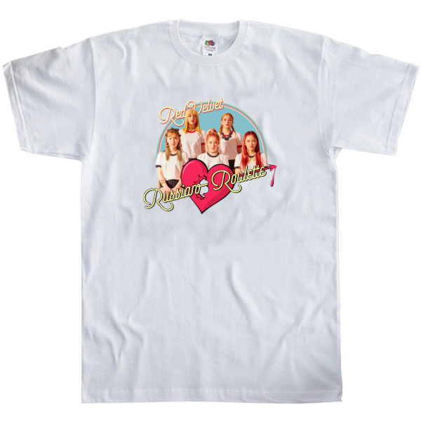 Men's T-Shirt Fruit of the loom - Russian Roulette (Red Velvet) - Mfest