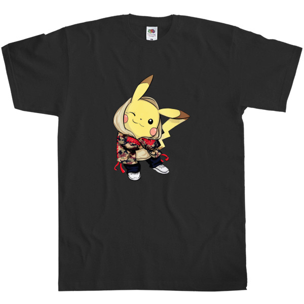 Men's T-Shirt Fruit of the loom - cool pikachu - Mfest