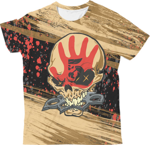 Man's T-shirt 3D - Five Finger Death Punch (7) - Mfest