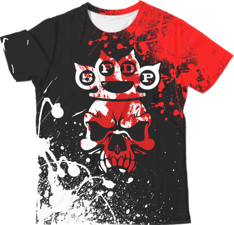 Man's T-shirt 3D - Five Finger Death Punch (4) - Mfest