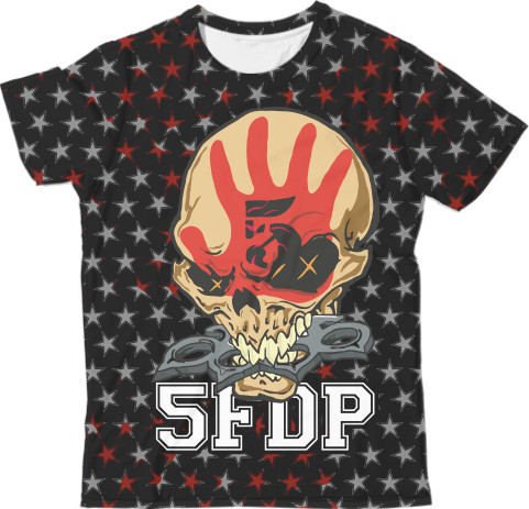 Man's T-shirt 3D - Five Finger Death Punch (10) - Mfest