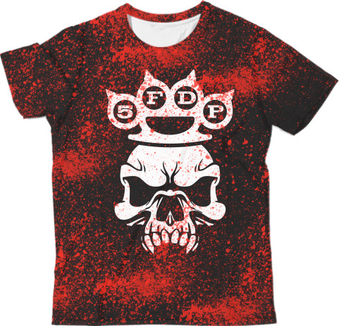 Man's T-shirt 3D - Five Finger Death Punch (12) - Mfest