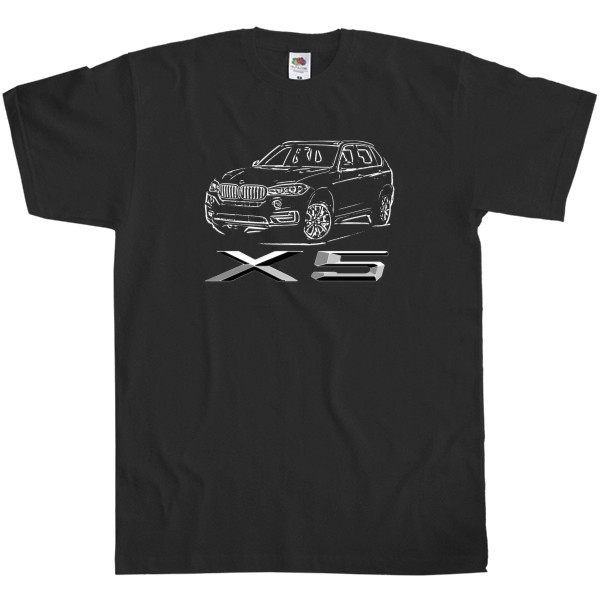 Men's T-Shirt Fruit of the loom - BMW X5 - Mfest