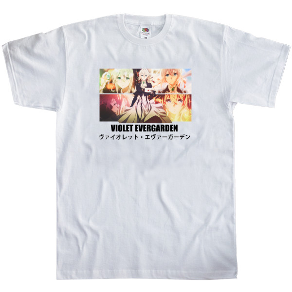 Men's T-Shirt Fruit of the loom - Вайолет Эвергарден / Violet Evergarden 2 - Mfest