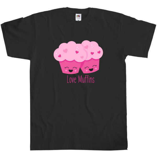 Men's T-Shirt Fruit of the loom - Love Muffins - Mfest