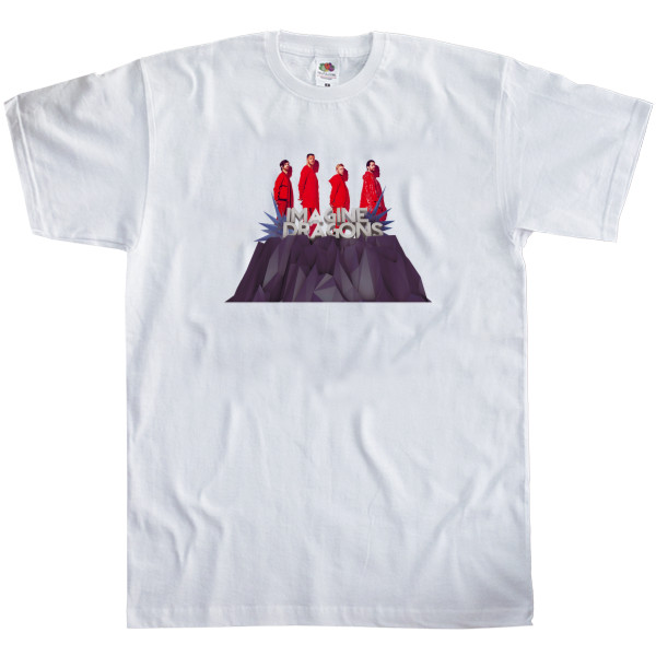 Men's T-Shirt Fruit of the loom - Imagine Dragons 16 - Mfest