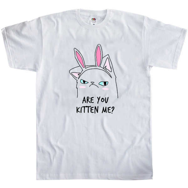 Men's T-Shirt Fruit of the loom - Are you kitten me - Mfest