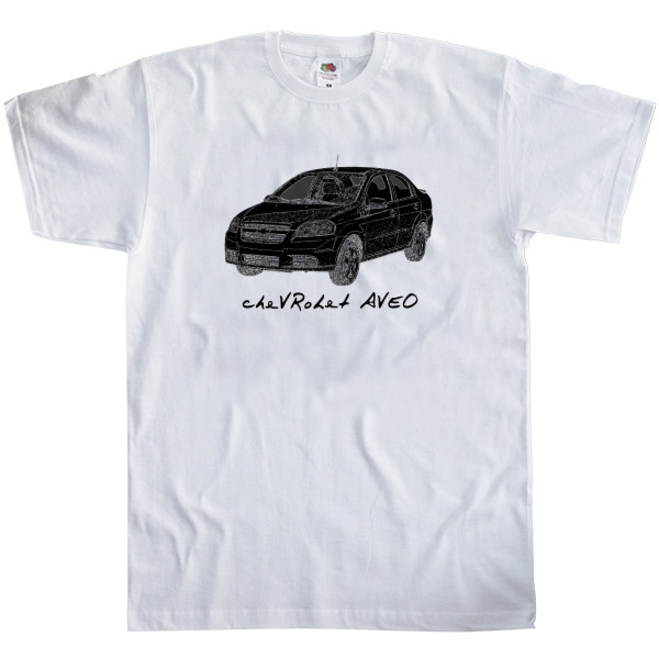 Men's T-Shirt Fruit of the loom - Chevrolet Aveo - Mfest