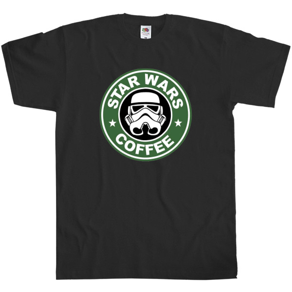 Футболка Класика Чоловіча Fruit of the loom - Star Wars Coffee - Mfest