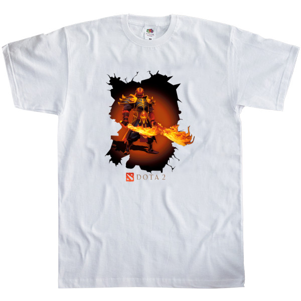 Men's T-Shirt Fruit of the loom - Ember-Spirit_белый - Mfest