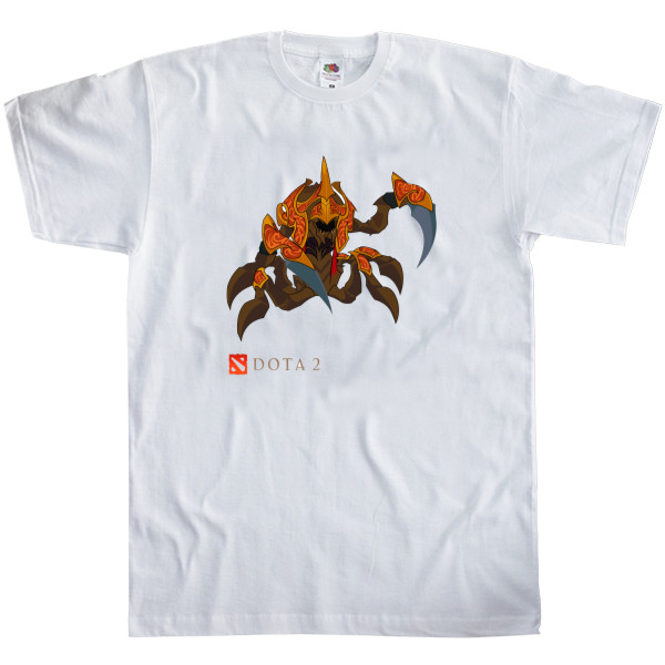 Dota - Men's T-Shirt Fruit of the loom - Nyx-Assassin(белый) - Mfest