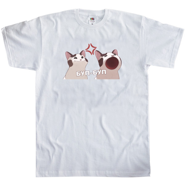 Men's T-Shirt Fruit of the loom - Pop Cat 2 - Mfest