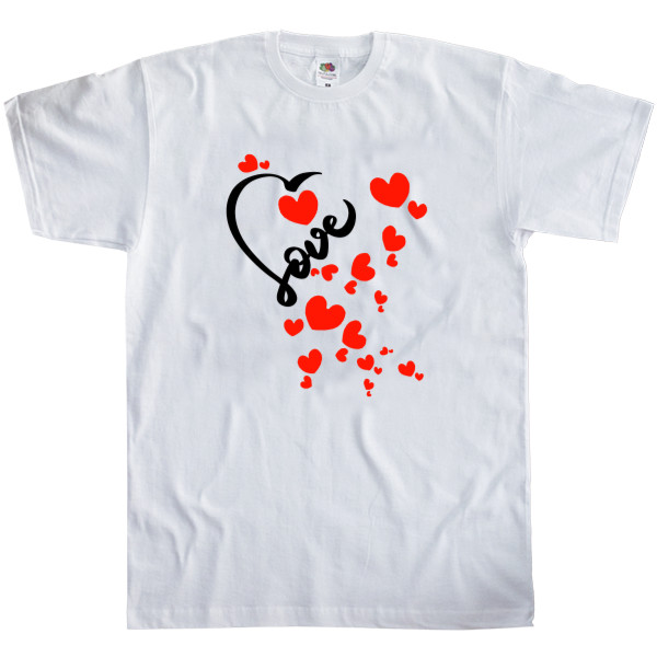 Men's T-Shirt Fruit of the loom - Love - Mfest