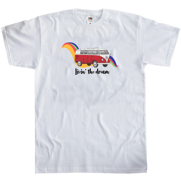 Men's T-Shirt Fruit of the loom - Volkswagen Van - Mfest