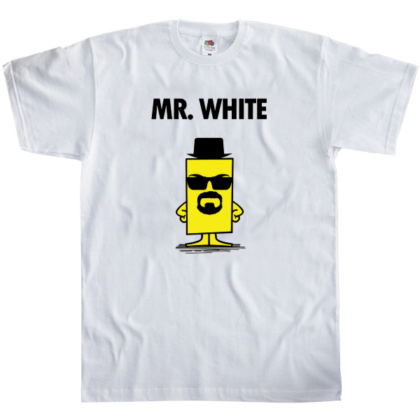 Men's T-Shirt Fruit of the loom - MR. WHITE - Mfest