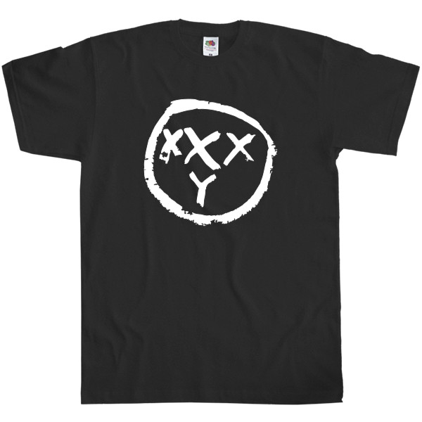 Футболка Классика Мужская Fruit of the loom - Oxxxymiron Logo White - Mfest