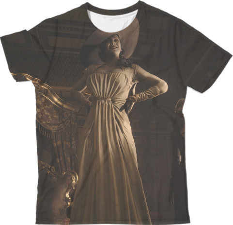 Man's T-shirt 3D - Resident Evil Village Lady Dumitrescu - Mfest