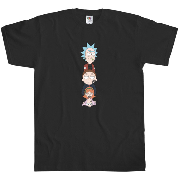 Men's T-Shirt Fruit of the loom - RICK&MORTY/РИК И МОРТИ - Mfest