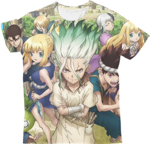 Man's T-shirt 3D - Dr. stone / ДОКТОР СТОУН 2 - Mfest