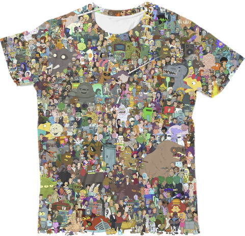 Man's T-shirt 3D - Futurama-1 - Mfest