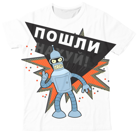 Man's T-shirt 3D - Futurama-3 - Mfest