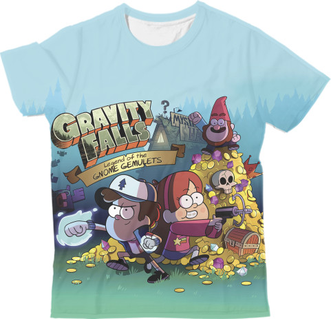 Man's T-shirt 3D - Gravity-Falls-4 - Mfest