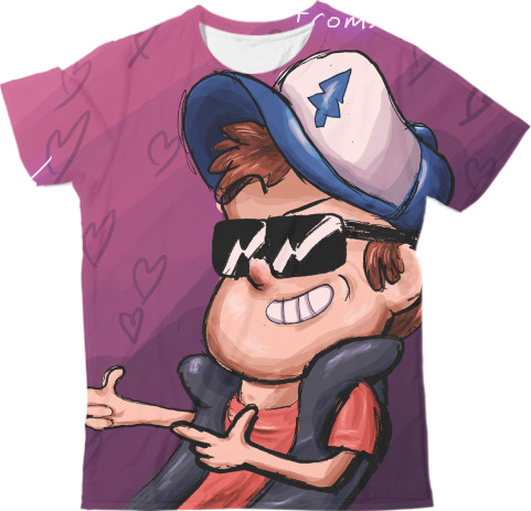 Man's T-shirt 3D - Gravity-Falls-8 - Mfest