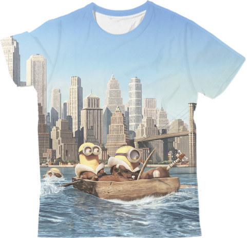 Man's T-shirt 3D - Minions-4 - Mfest