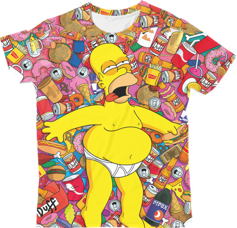 Man's T-shirt 3D - Simpsons-5 - Mfest