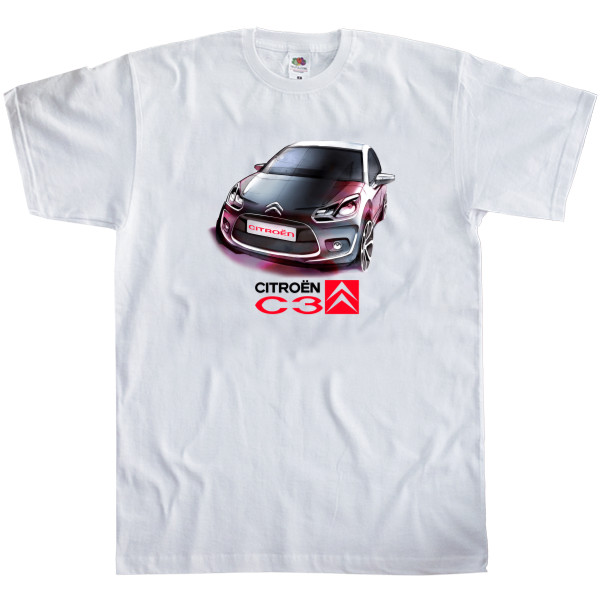 Men's T-Shirt Fruit of the loom - Citroen C3 - 1 - Mfest