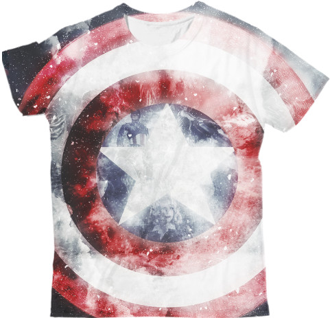 Man's T-shirt 3D - Captain-America-6 - Mfest