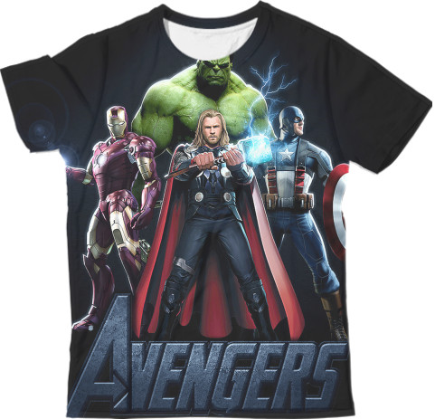 Man's T-shirt 3D - Captain-America-12 - Mfest