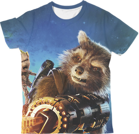 Man's T-shirt 3D - Guardians-of-the-Galaxy-7 - Mfest