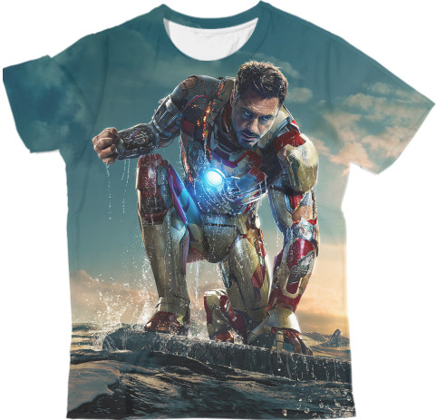 Футболка 3D Мужская - Iron-Man-3 - Mfest