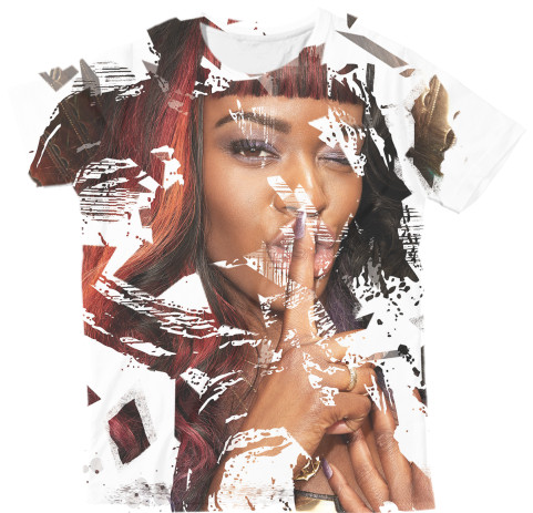 Man's T-shirt 3D - Azealia Banks 2 - Mfest