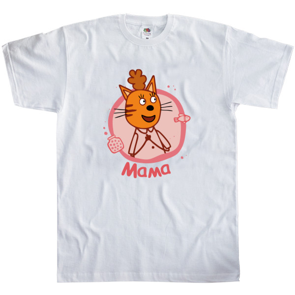 Men's T-Shirt Fruit of the loom - мама (три кота) - Mfest