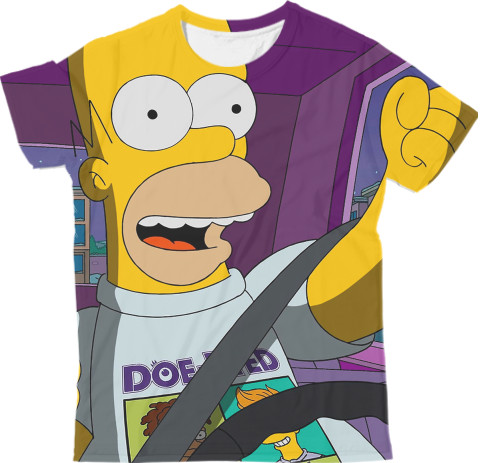 Man's T-shirt 3D - Simpsons-3 - Mfest